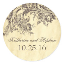 Shabby Vintage floresce Casamento Elegante
