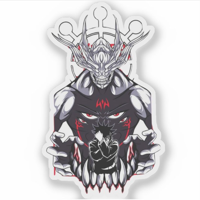 Adesivo 🌑 Shadow Summoner Sticker – Anime-Inspired Vinyl  (Frente)