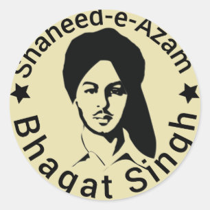 Adesivo shaheed - e-azam Bhagat Singh