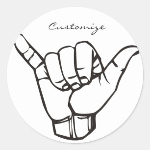 Adesivo Shaka Brah Wave Thunder_Cove Havaiana