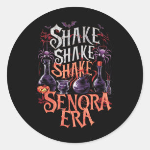 Adesivo Shake Senora Era Retro Vintage Halloween Spooky Se