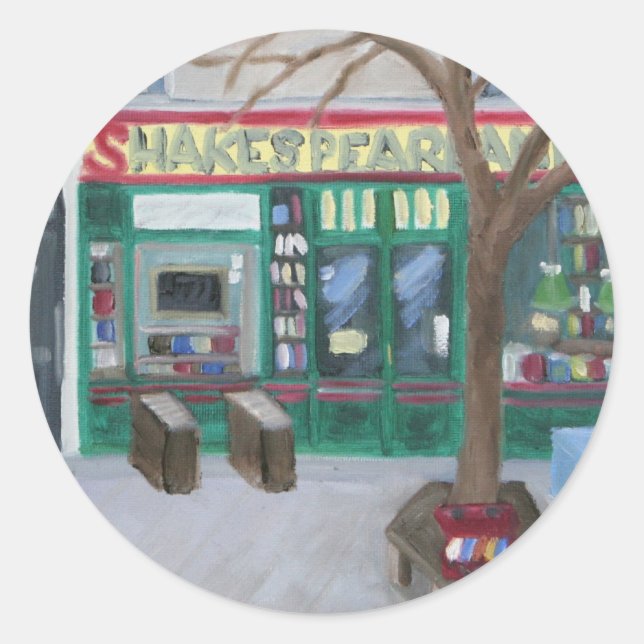 ADESIVO "SHAKESPEARE EM PARIS" (Frente)