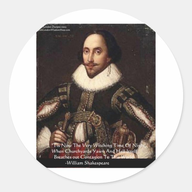 Adesivo Shakespeare Halloween "Hell Contagion" - Presentes (Frente)