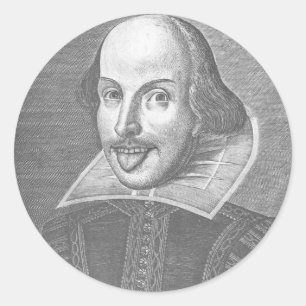 Adesivo Shakespeare maluco