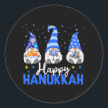 Adesivo Shalom Gnomos Menorah Dreidel Hanukkah Chanukah<br><div class="desc">Shalom Gnomos Menorah Dreidel Hanukkah Chanukah</div>