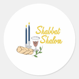 Adesivo Shalom Shabbat