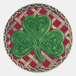 Adesivo Shamrock and Celtic Knokers Stickers Red