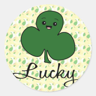 Adesivo Shamrock Cute Kawaii