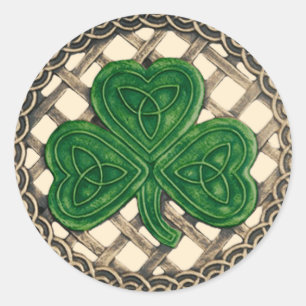 Adesivo Shamrock E Nódulos Célticos