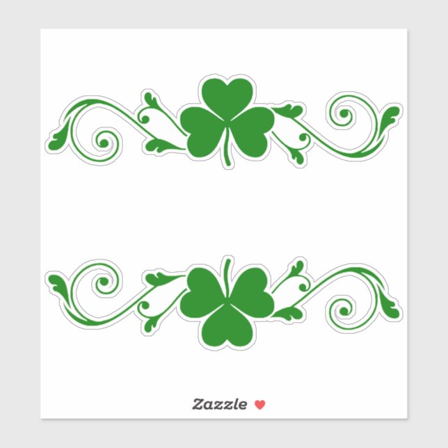 Adesivo Shamrock Garlands (Folha)