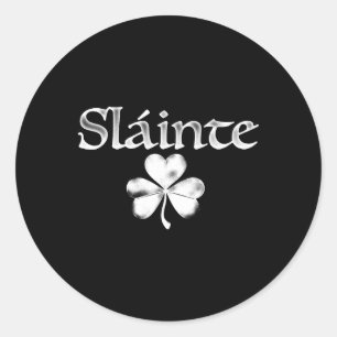 Adesivo Shamrock Irish Good Health I do Santo Escravo Padd
