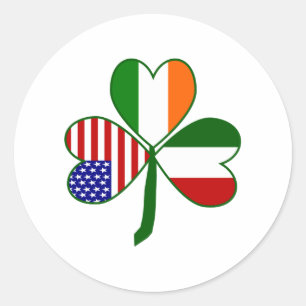 Adesivo Shamrock italiano