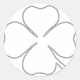 Adesivo Shamrock Outline Sticker