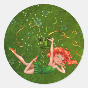 Adesivo Shamrock Party Girl