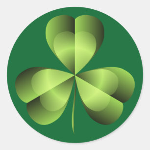 Adesivo Shamrock Three Leaf Clover Graphic
