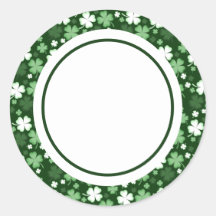 Shamrock Verde, Rua. Dia de Patrick