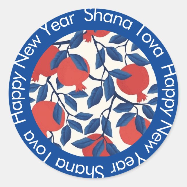 Adesivo Shana Tova Sticker (Frente)