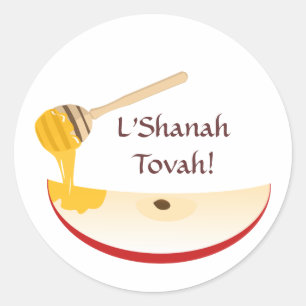 Adesivo Shanah Tovah Rosh Hashanah Ano Novo
