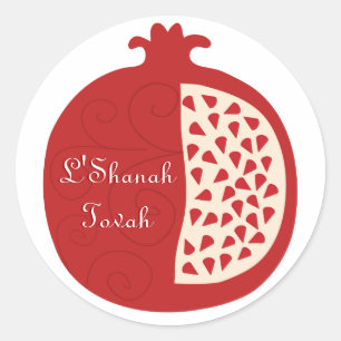Adesivo Shanah Tovah Rosh Hashanah Ano Novo