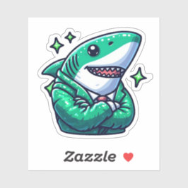 Adesivo Shark Drawing: Deep Water Stickers #16