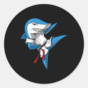 Adesivo Shark Karate Martial Arts Kickboxing Jiu-jitsu Tae