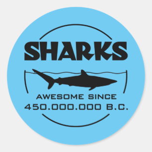 Adesivo Sharks Incrível Desde 450.000.000 A.C.