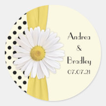 Shasta Daisy Bolinhas Personalizada Casamento