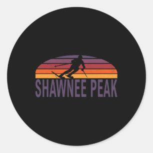 Adesivo Shawnee Peak Bridgton Maine Ne Ski Resort Snowboar