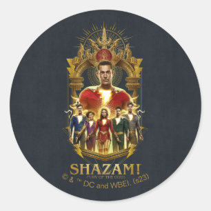 Adesivo SHAZAM! Fury of the Gods Ornamentado SHAZAMily F
