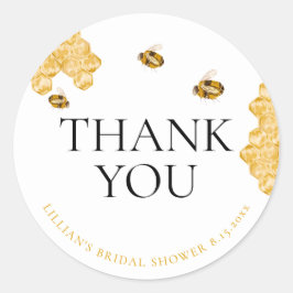 Adesivo She Found Her Honey Bee Bridal Shower Thank You