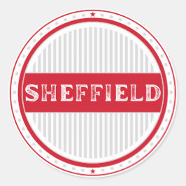Adesivo Sheffield City Pride Emblem – English Identity