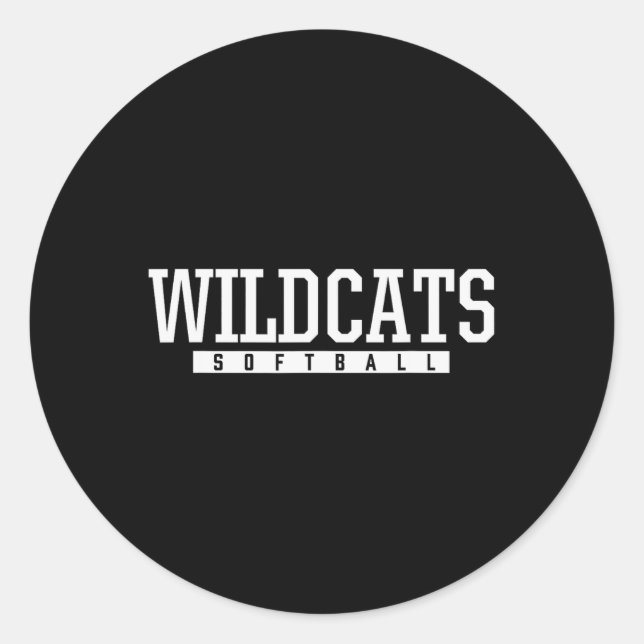 Adesivo Shelby County Wildcats Softll Hs  (Frente)