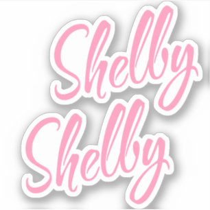 Adesivo Shelby Decorative Name (Nome decorativo da pratele
