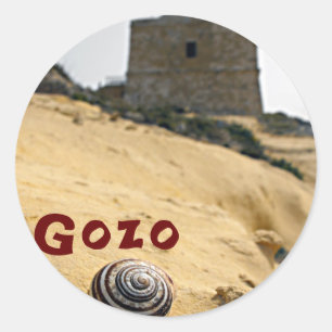 Adesivo Shell and Tower, Gozo, Malta
