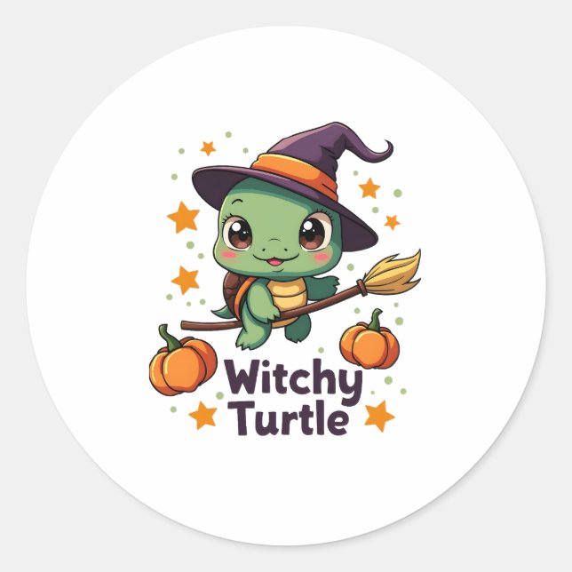 Adesivo Shell Witch Turtle (Frente)
