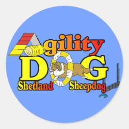 Adesivo Sheltie Agilidade Shetland Sheepdog Gifs