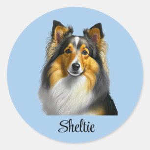 Adesivo Sheltie Dog Modelo