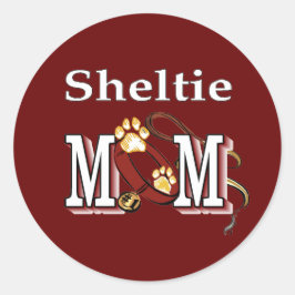 Adesivo Sheltie MOM Gifts