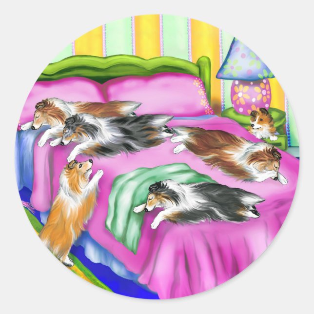 Adesivo Sheltie Pink Comfort (Frente)
