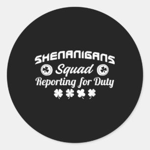 Adesivo Shenanigans Squad Relatando Ruas.