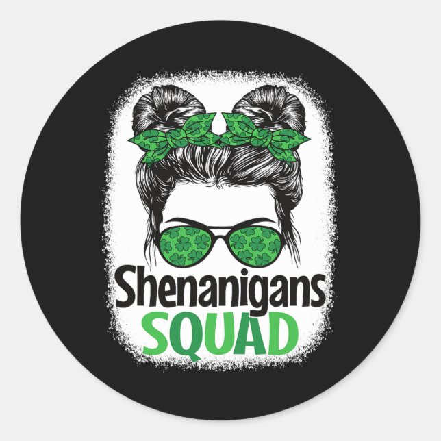 Adesivo Shenanigans Squad Ruas. (Frente)