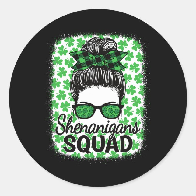 Adesivo Shenanigans Squad Ruas. Dia de Patrick Mulheres Me (Frente)
