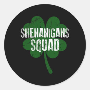 Adesivo Shenanigans Squad Saint Patricks Day