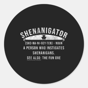 Adesivo Shenanigator Definition Shenanigans Funny Rua Patr