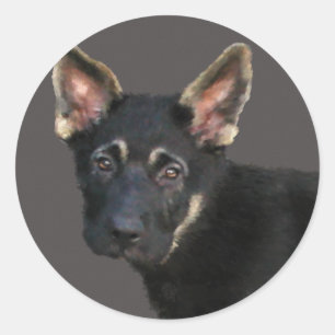 Adesivo Shepard Puppy-Pastels