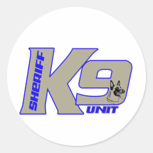 Adesivo sheriffk 9unit Malinois