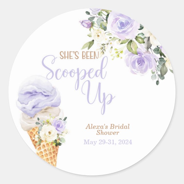 Adesivo She's Been Scooped Up (Purple) Custom  (Frente)