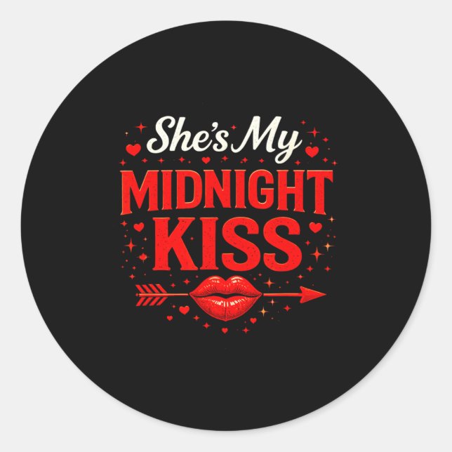 Adesivo She's My Midnight Kiss – Romantic Love For Matchin (Frente)