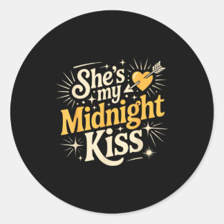 Adesivo Shes My Midnight Kiss Saying Romantic Couple New Y