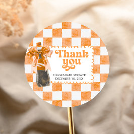 Adesivo She's Ready to Pop Baby Shower